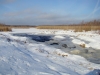 Сток воды с болота в с. Ольшанка