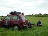 Slovak colleagues were observing a hunting Short-toed Eagle in the Teteriv river valley for a long time