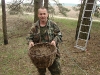 Forest litter are laid as close as possible to the basket edges