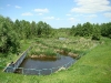 Here is discharge of water, and the river flows down again
