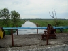 The canalized Zdvyzh channel near the village of Lozovik