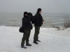 На берегу замерзшего водохранилища (Н. Борисенко, А. Илюха)