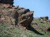 Другое нежилое гнездо курганника на скале